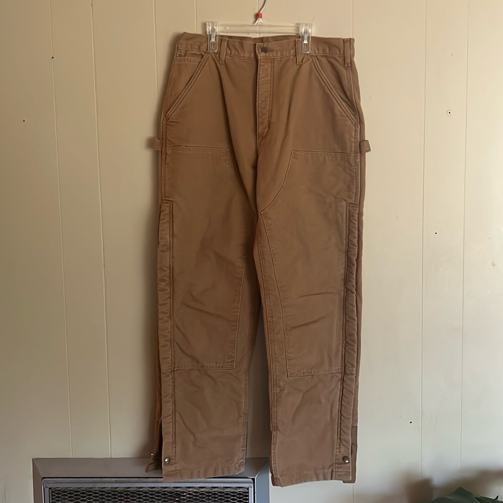 Carhartt insulated fleece lined work pants.